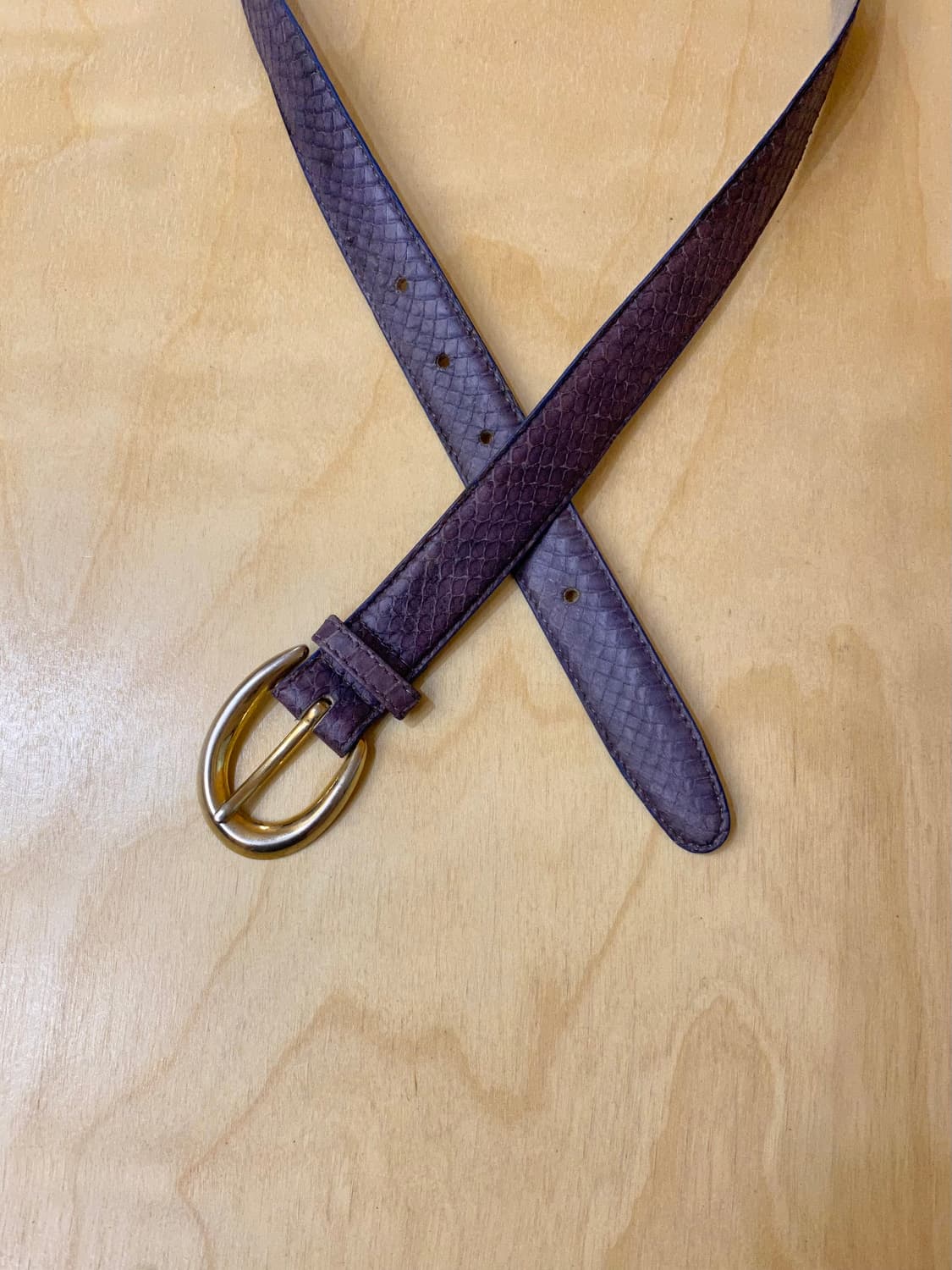 VTG python dressy belt 상품이미지3