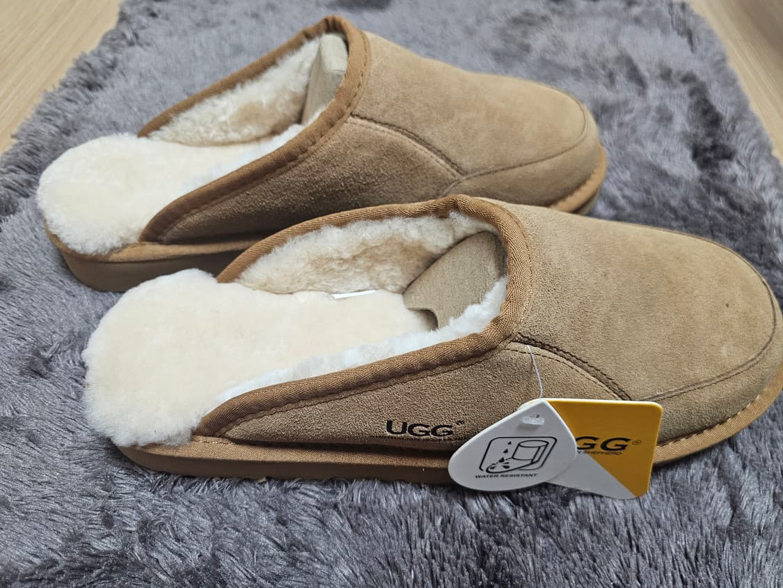 UGG 남성양털 슬리퍼 새상품 상품이미지1