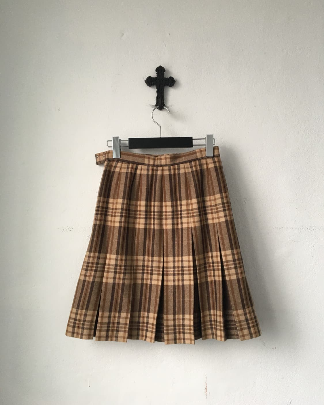 Check pattern pleats skirt 상품이미지2
