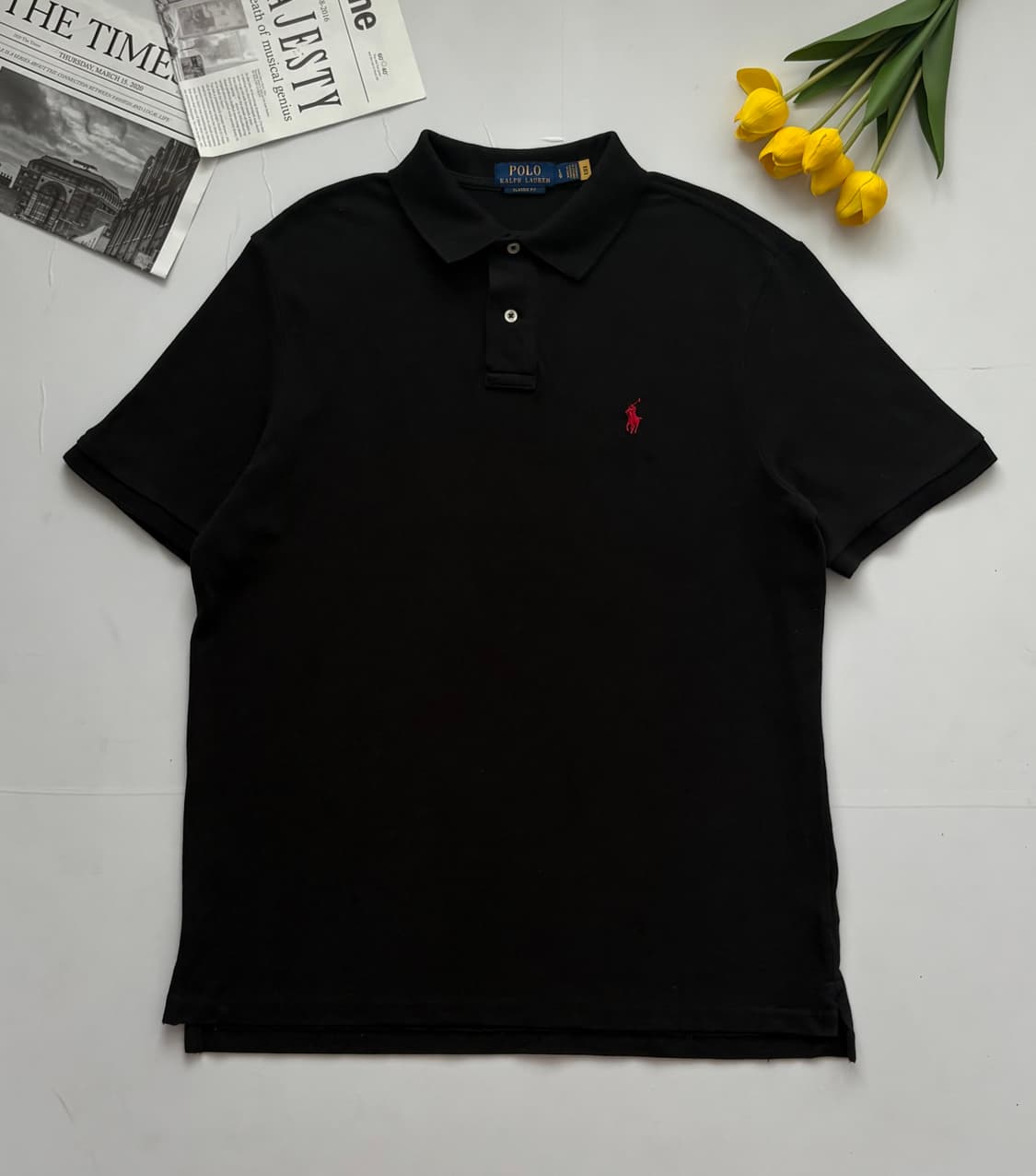 Polo 폴로랄프로렌 QR 블랙 카라티  상품이미지2