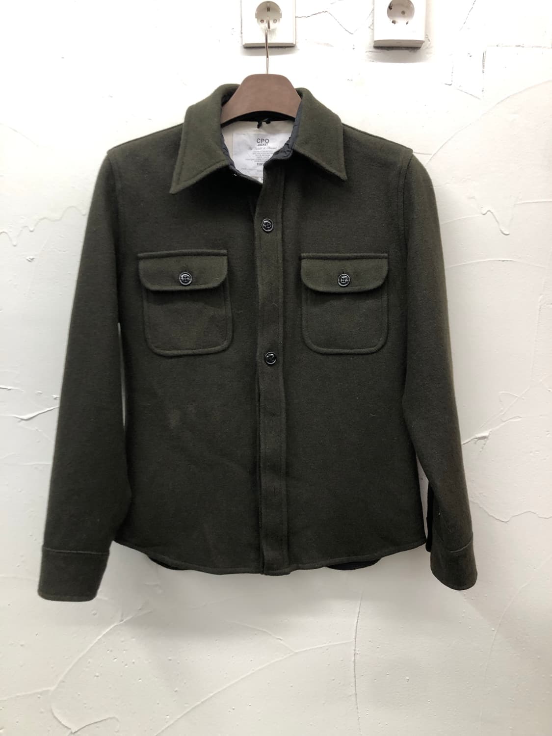 made in USA 밀리터리 울셔츠 상품이미지1