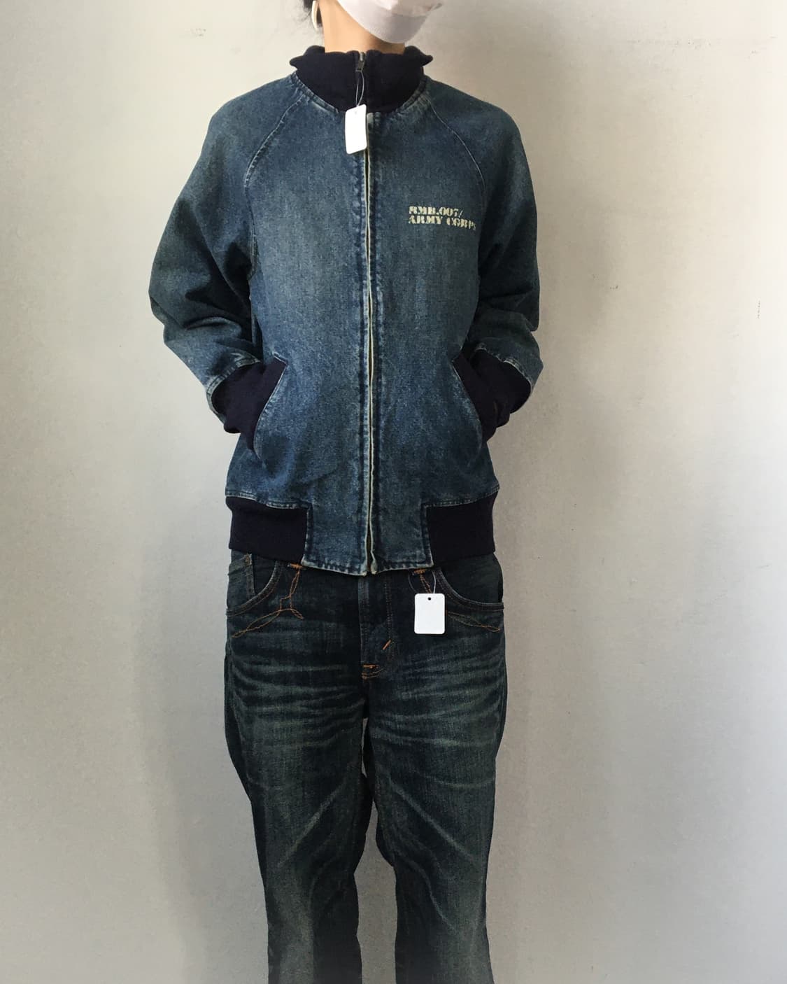 Denim bomber jacket 상품이미지1