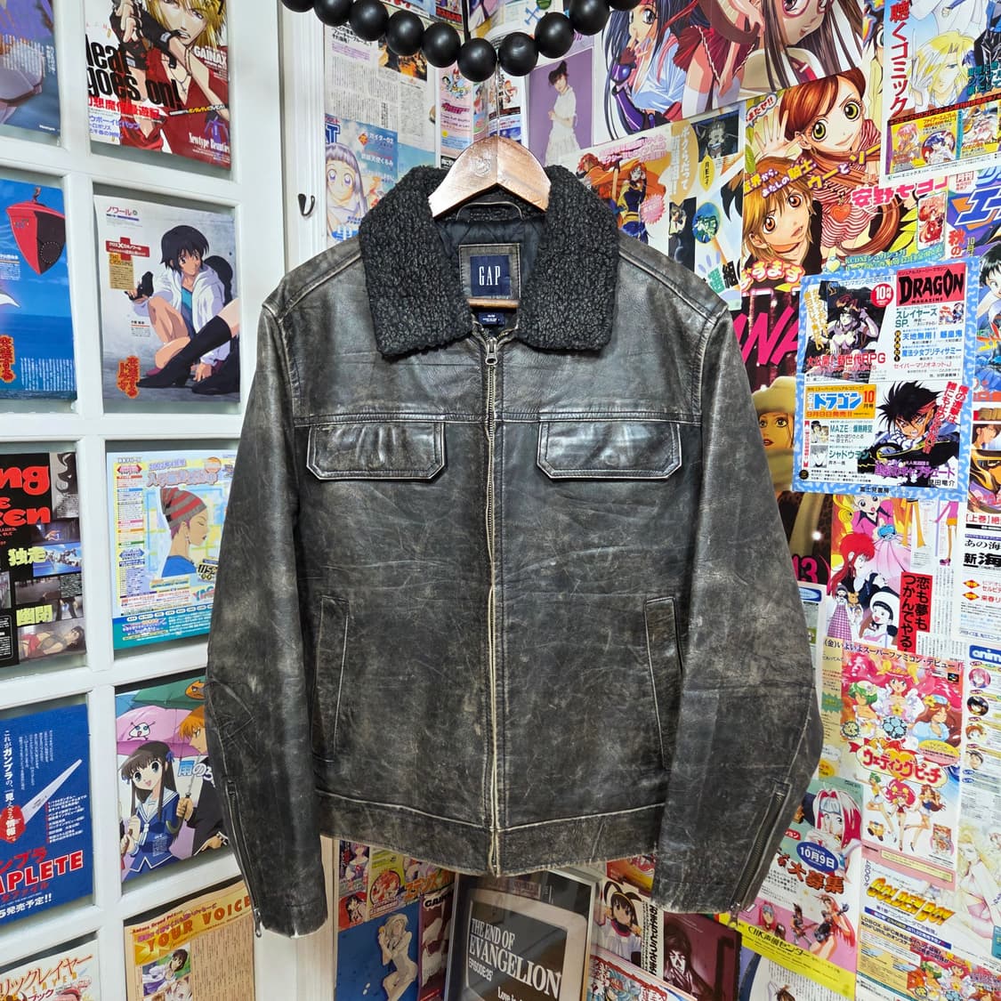 00S JPN 올드 갭 소가죽 트러거 자켓 상품이미지2
