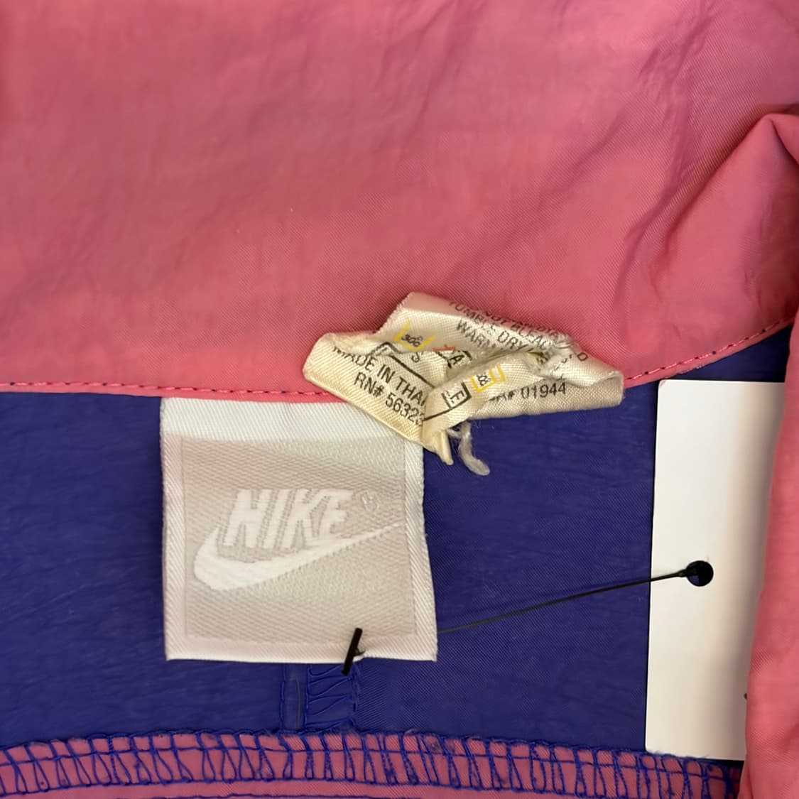 레어 80s 미국 빈티지 나이키 배색 바람막이 상품이미지7
