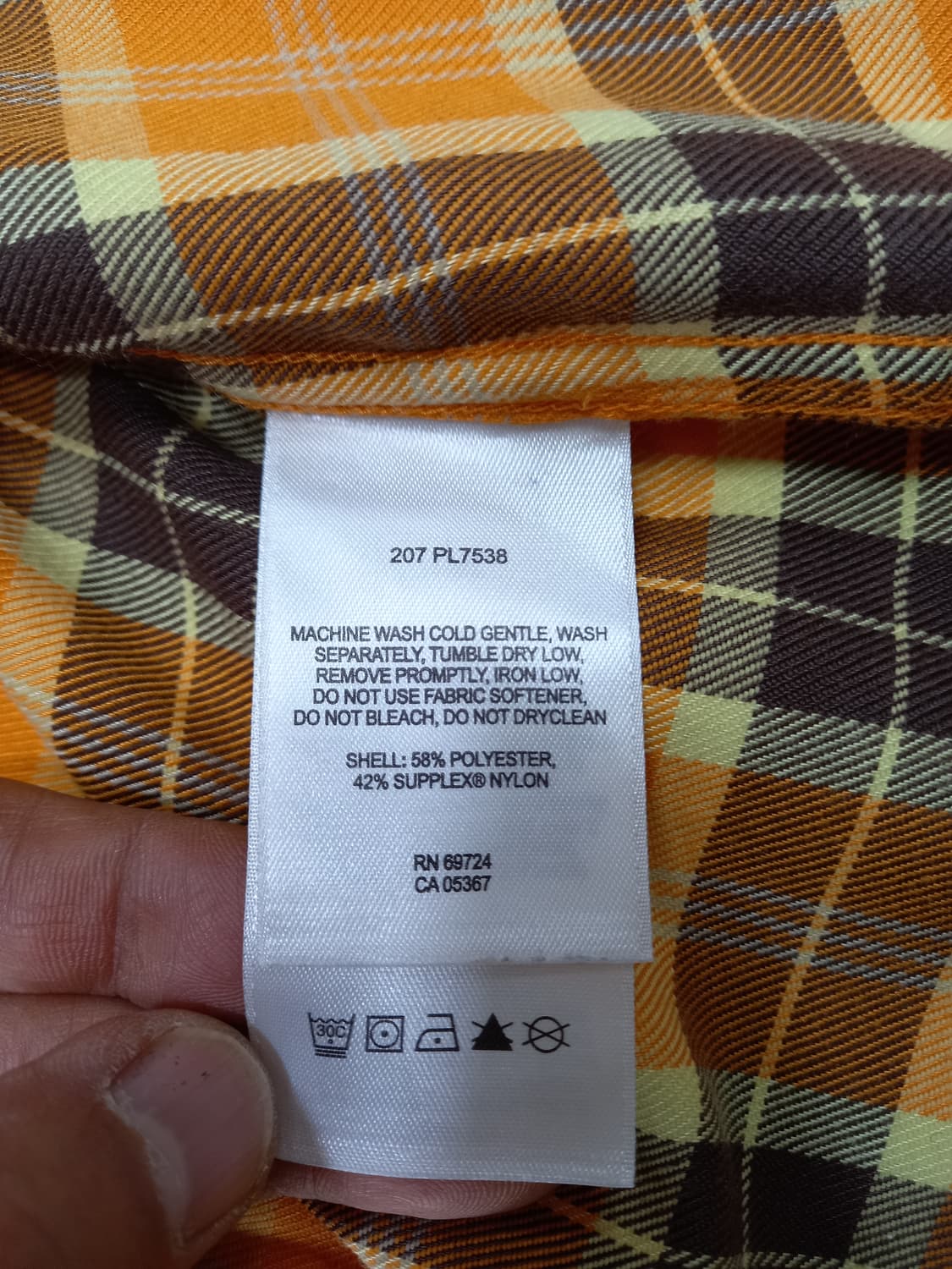 L100 Columbia 가을겨울용 여성 체크 셔츠 L-693 상품이미지8