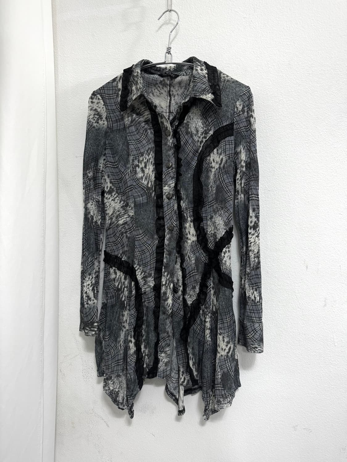 그래픽 오리엔탈 셔츠 원피스 상품이미지2