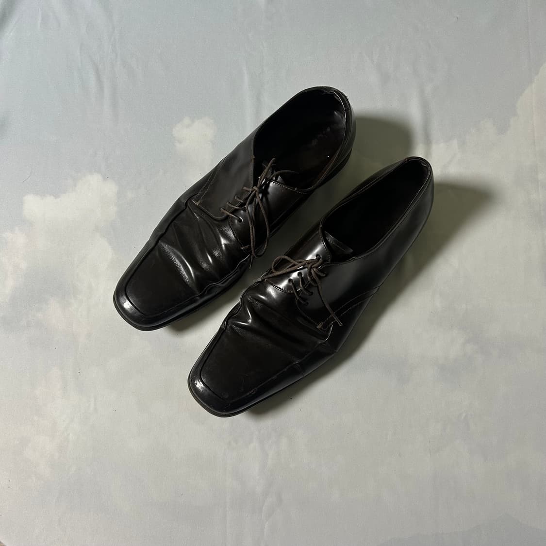 Prada semi square toe derby shoes 상품이미지1