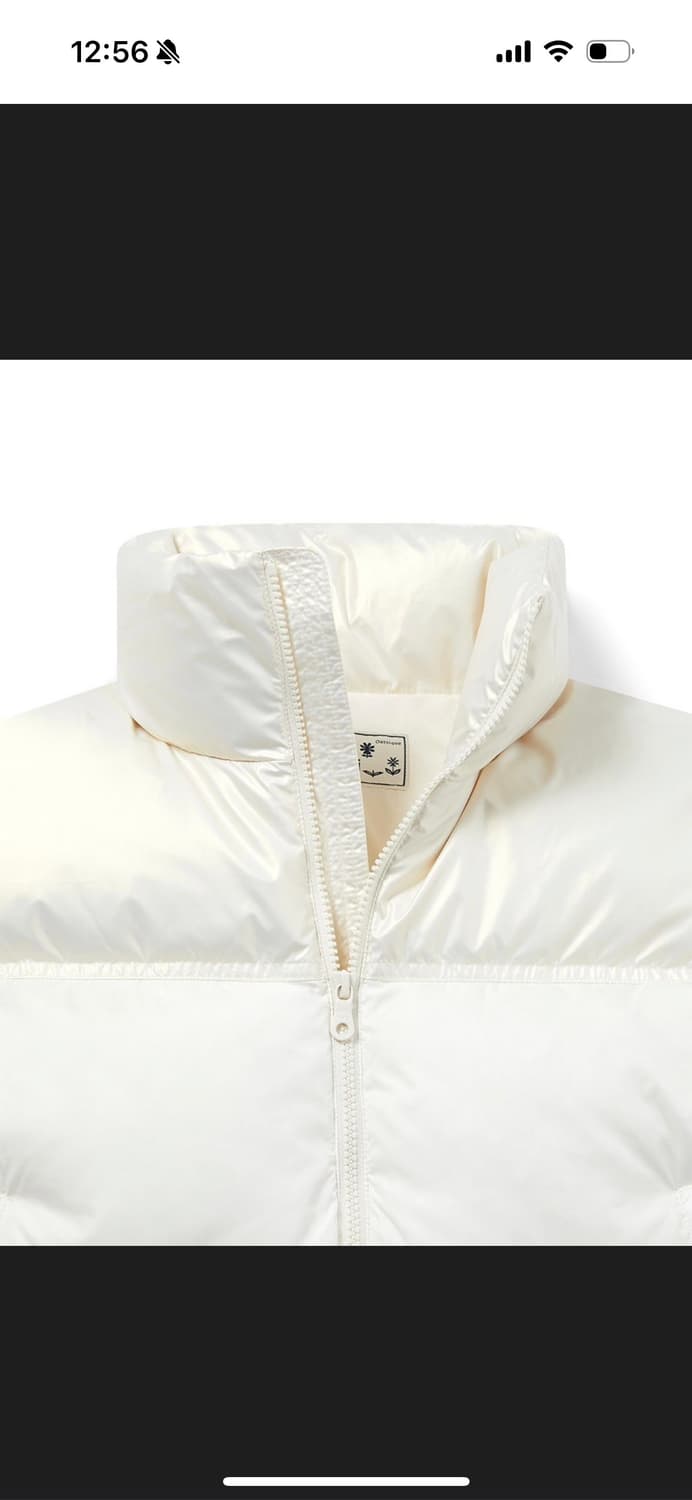 마르디 메르크디 크롭다운자켓패딩 화이트 상품이미지3