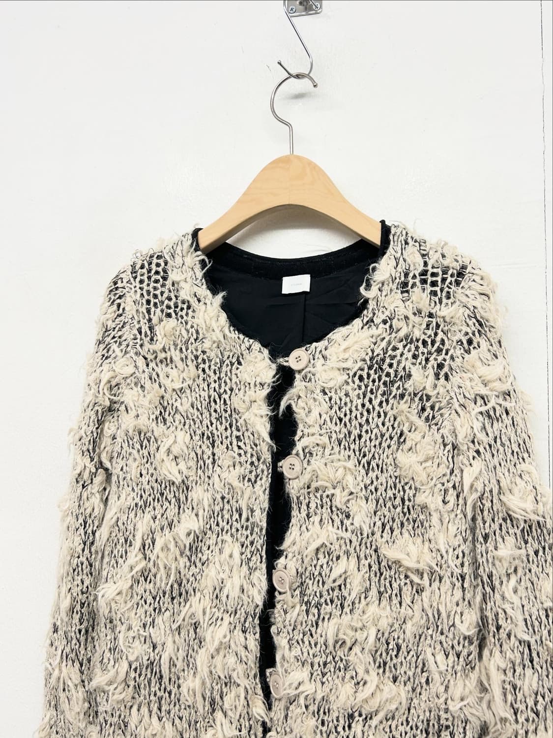 C.T.plage 헤어리 알파카 니트 가디건 상품이미지2