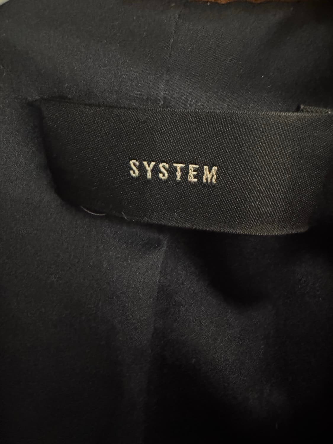 SYSTEM 시스템 울 캐시미어 카멜 코트 상품이미지4