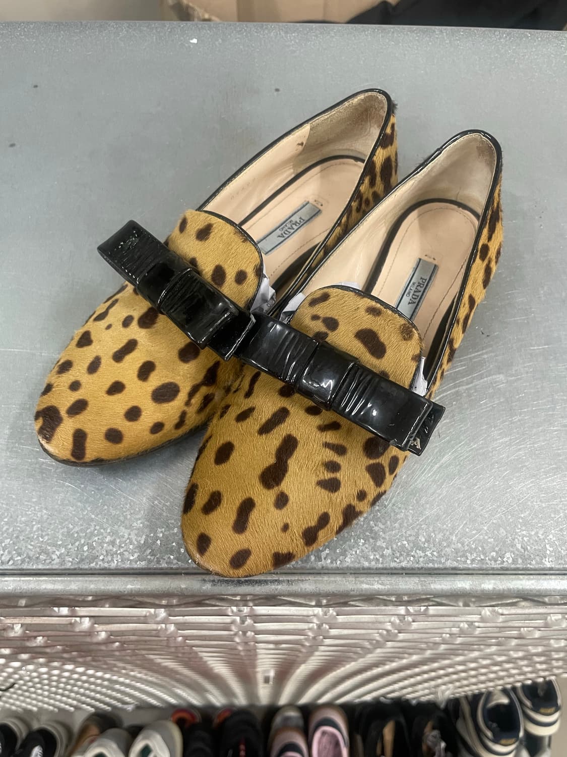 프라다 애니멀 프린트 로퍼 36.5 상품이미지2