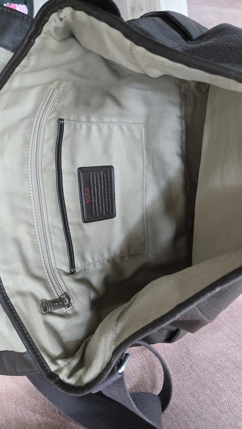 투미 TUMI- 브라운레더 숄더백 크로스백 메신저백  상품이미지8