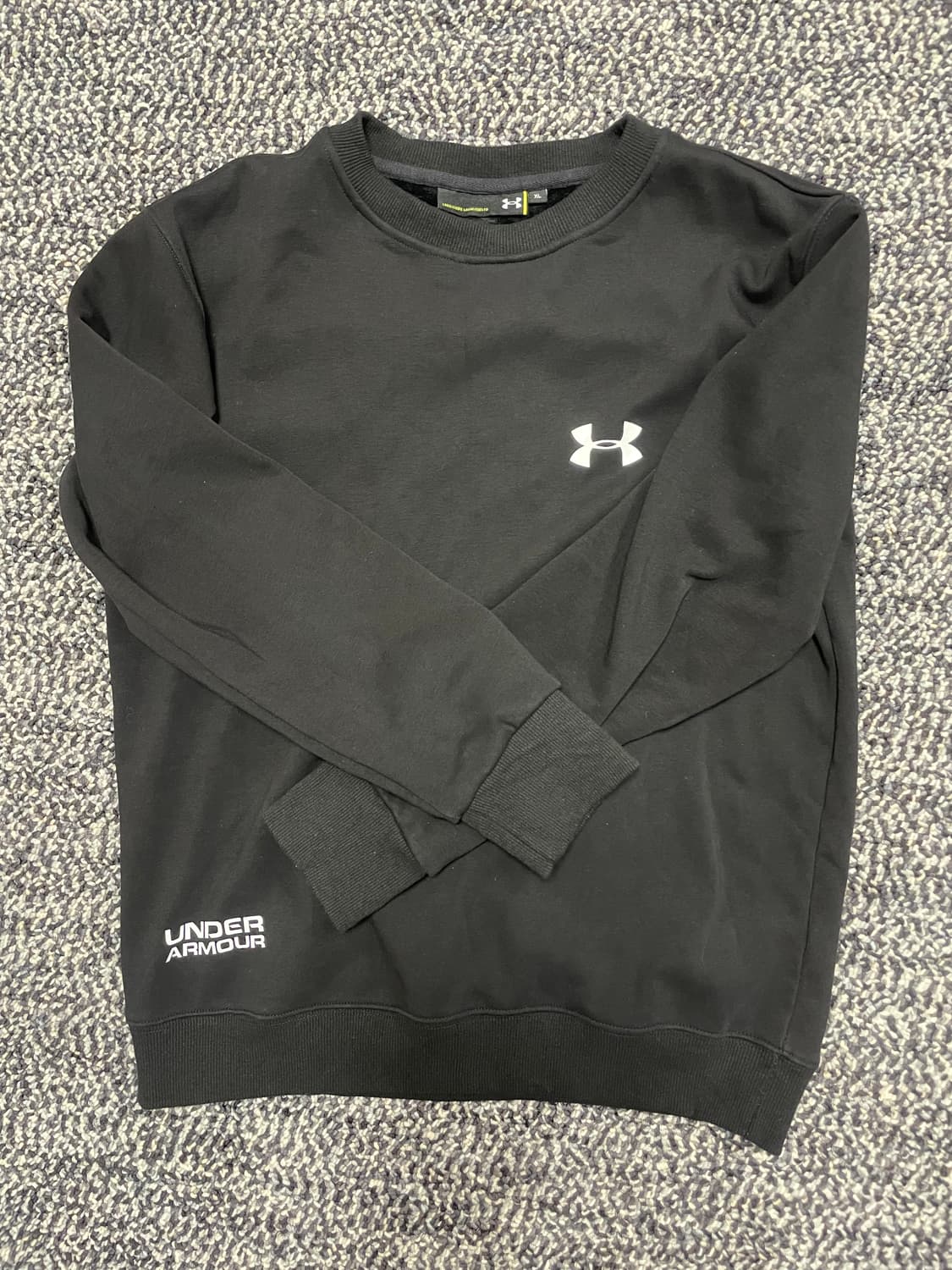 [여성] 언더아머 검정 맨투맨 XL 완전따스한 기모 상품이미지1