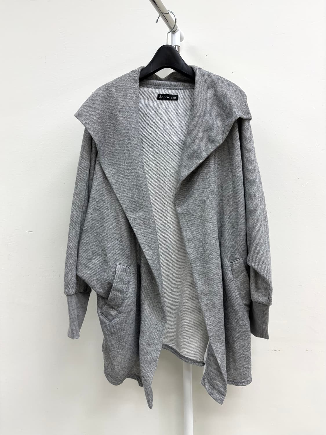 빈티지 그레이 후드 가디건 상품이미지5