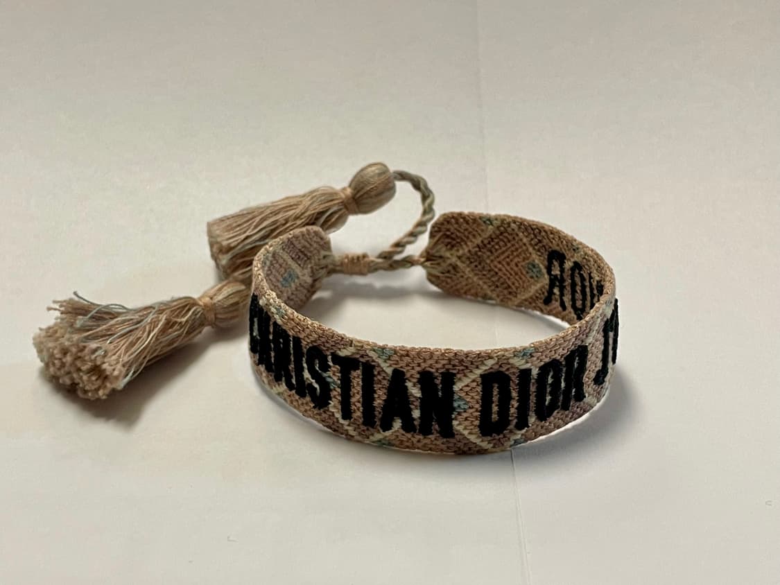 디올 CHRISTIAN DIOR J'ADIOR 태슬 위빙 미산가 팔찌 세 상품이미지3