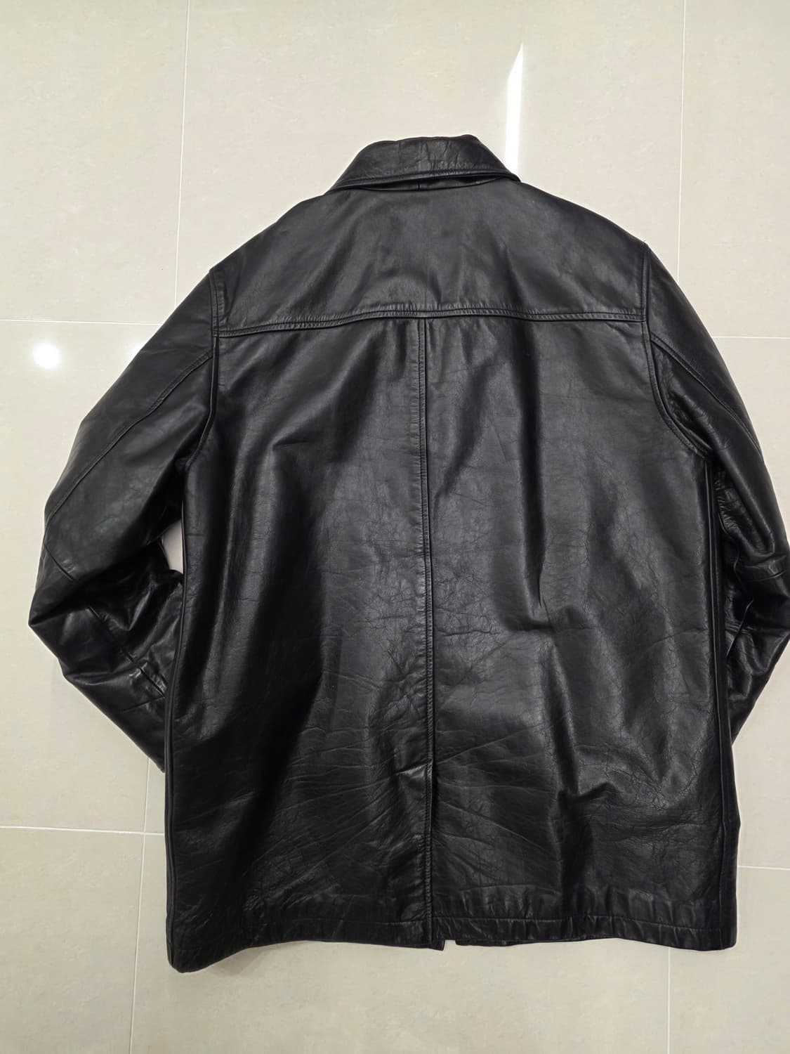 올드 갭 레더 카코트 L 상품이미지2