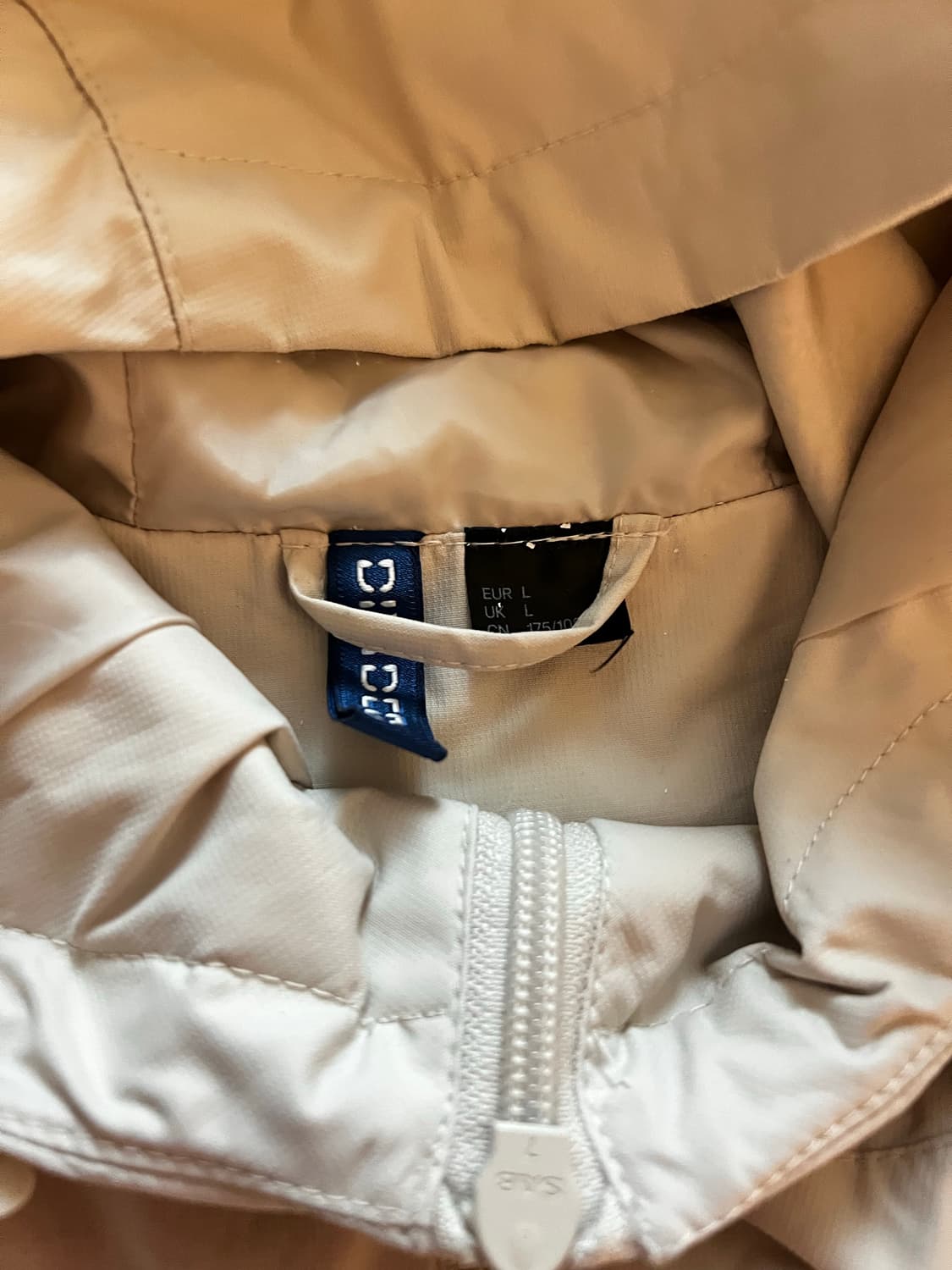 h&m 아이보리 바람막이 L 상품이미지2