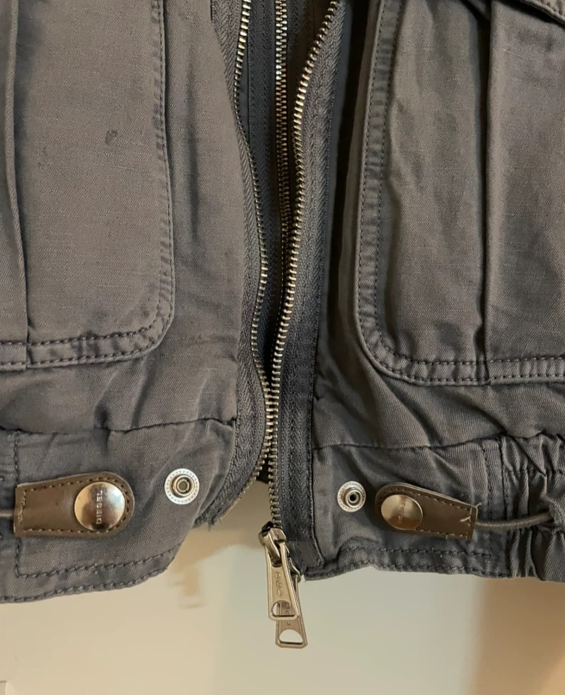 Diesel 디젤 크롭 점퍼 상품이미지3