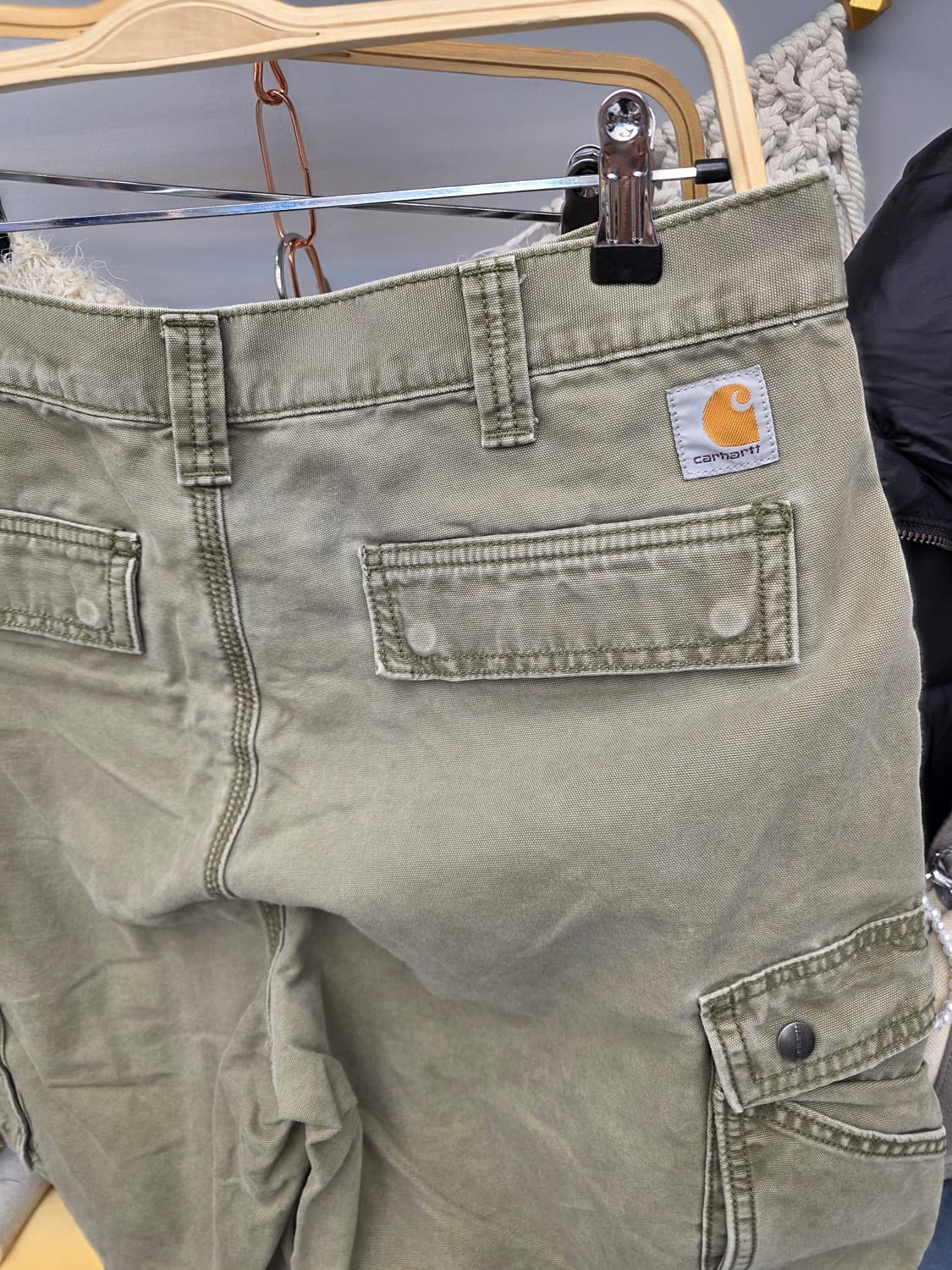 칼하트 카고 반바지 relaxed fit 34 카키 상품이미지1