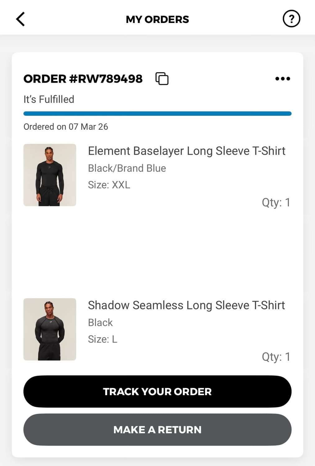 짐샤크 엘리먼트 베이스레이어 롱슬리브 상품이미지2