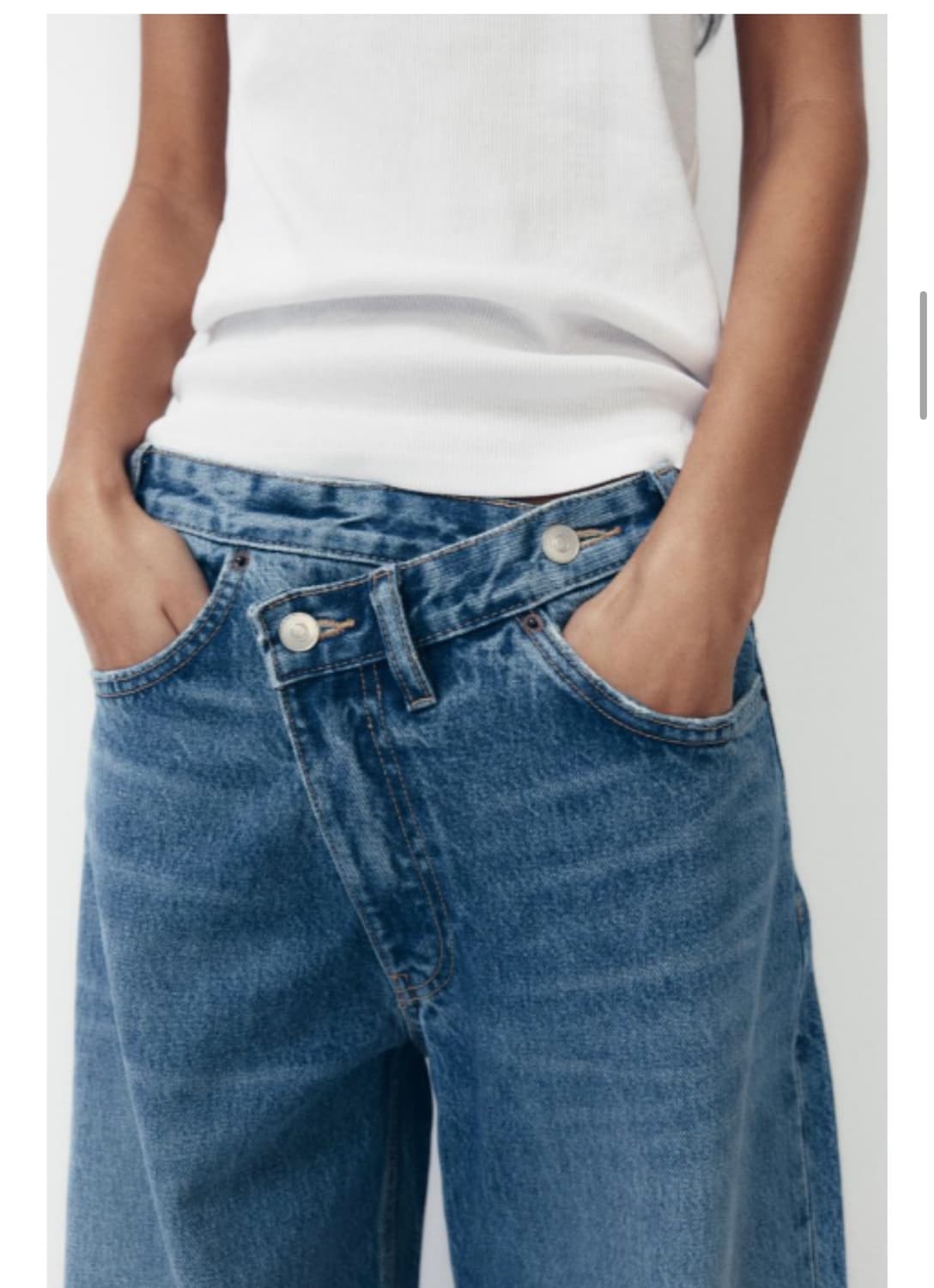 자라 와이드 팬츠 (그레이) KR 28 상품이미지3