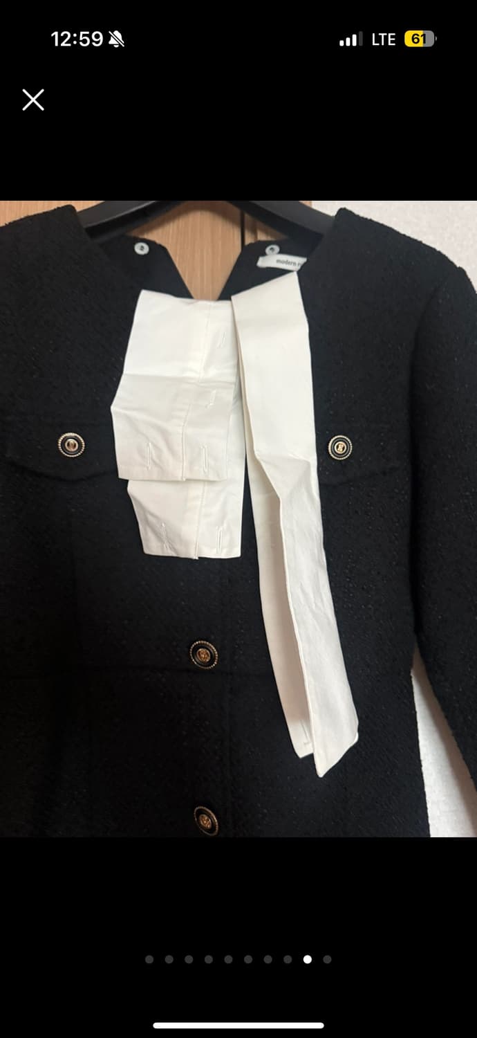 모던로브 로멘 트위드 원피스 하객룩 원피스 상품이미지9