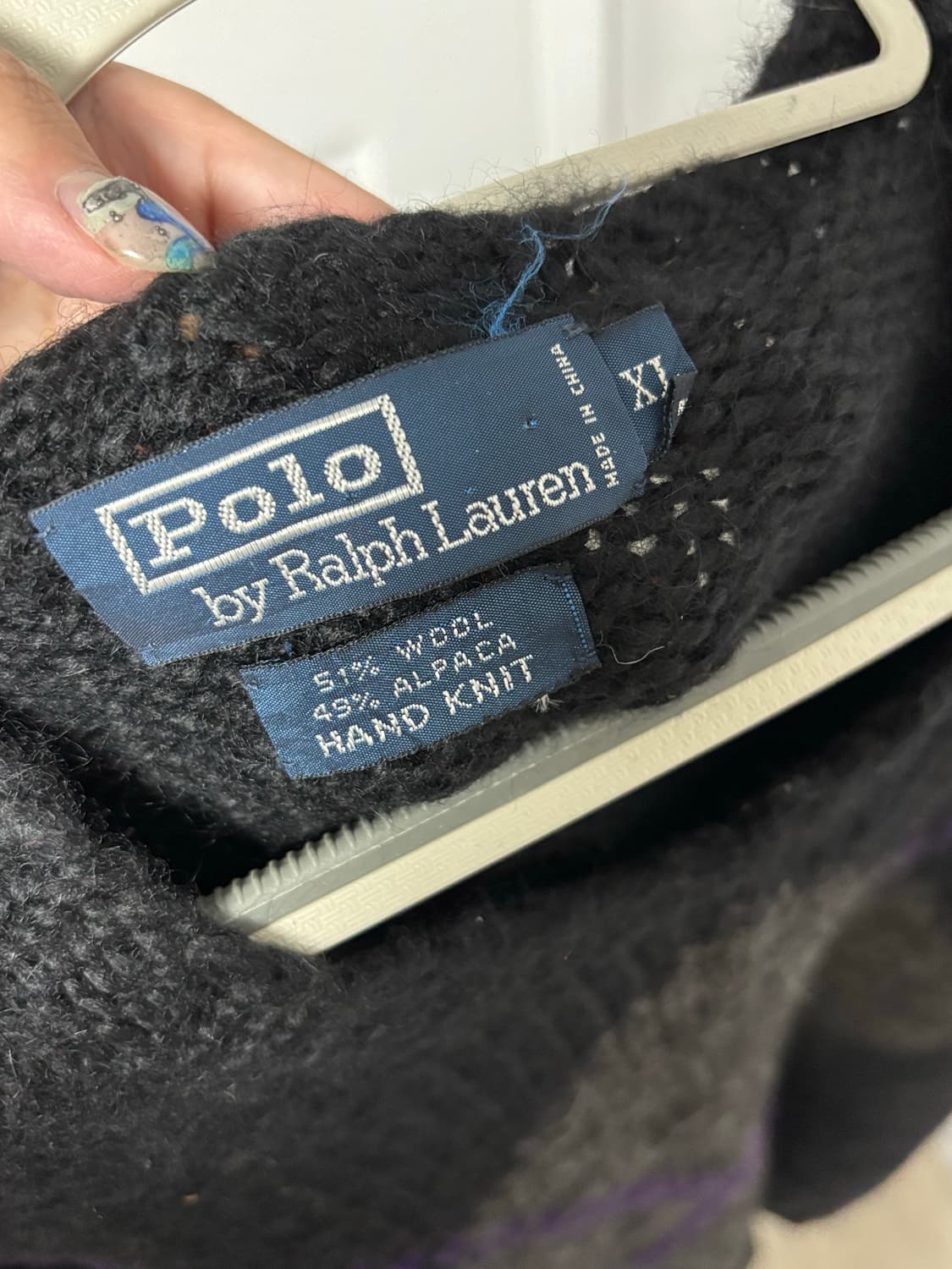 Polo Ralph Lauren argyle hand knit 상품이미지3