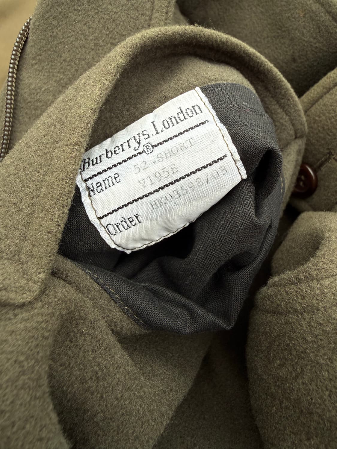 Burberry 버버리 캐시미어 블루종 자켓 상품이미지7