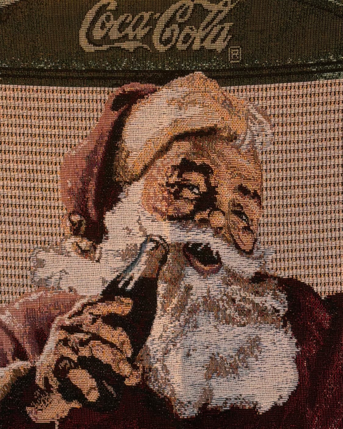 빈티지 소품 코카콜라 산타 블랭킷 상품이미지3