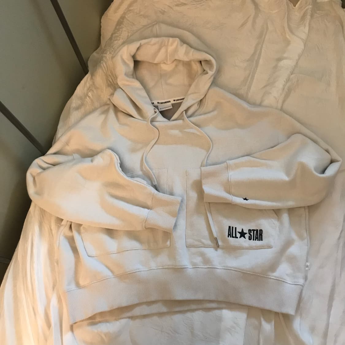 Converse 컨버스 크롭 아방 후드티 상품이미지3