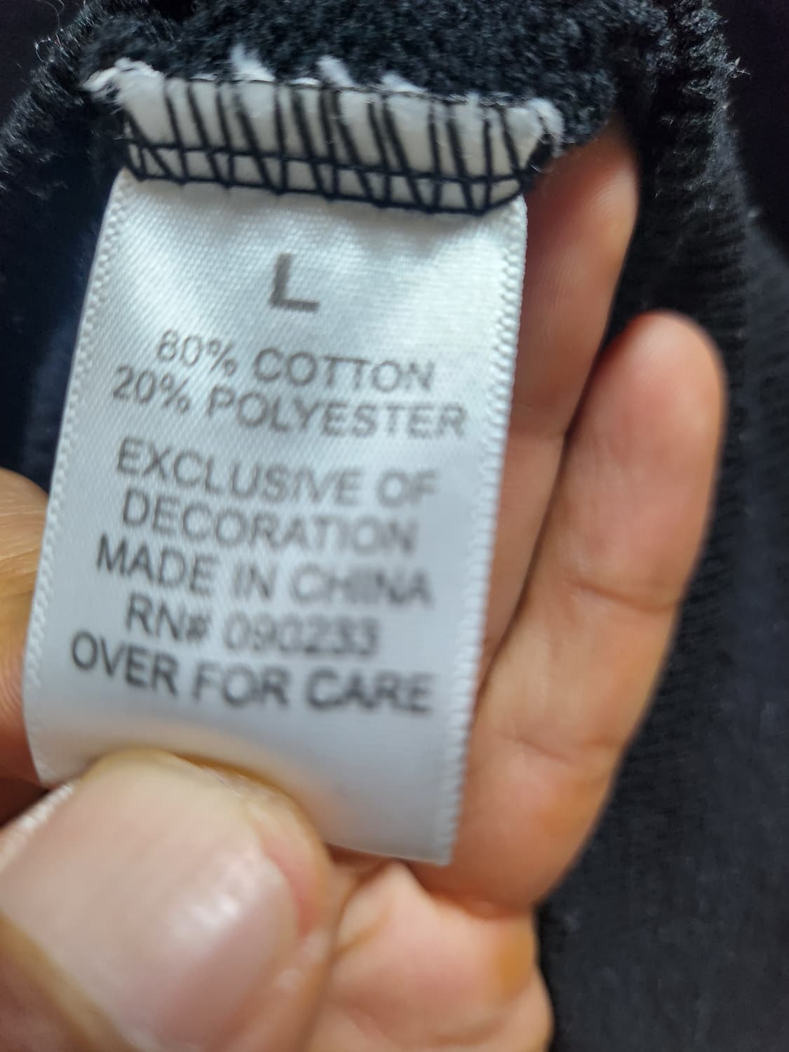 피어오브갓 정품 에센셜 블랙 후드티 L 상품이미지6