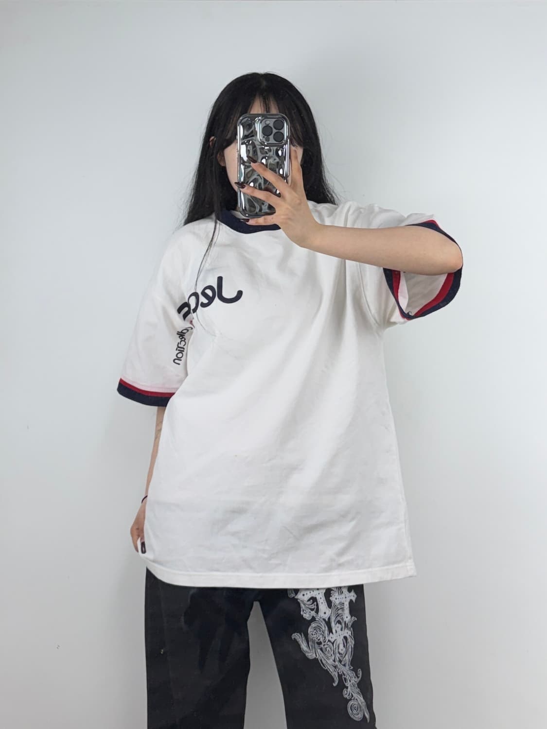 후부 FUBU 링거 반팔 티셔츠 E95 상품이미지1