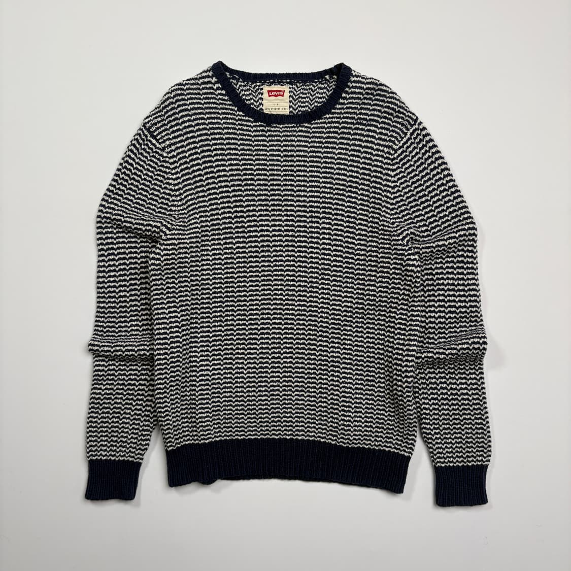 [L] 10s Levi’s pattern sweater knit 상품이미지1