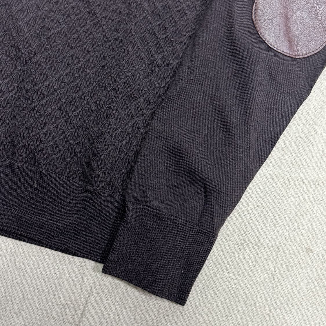 폴스미스 레드이어 암패치 브라운 울니트 M 상품이미지3