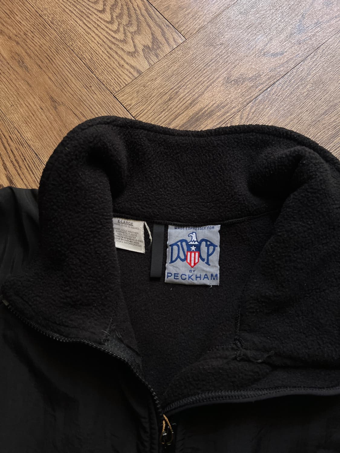 [XL]오리지널 U.S ARMY 폴라텍 블랙 플리스 자켓 상품이미지2