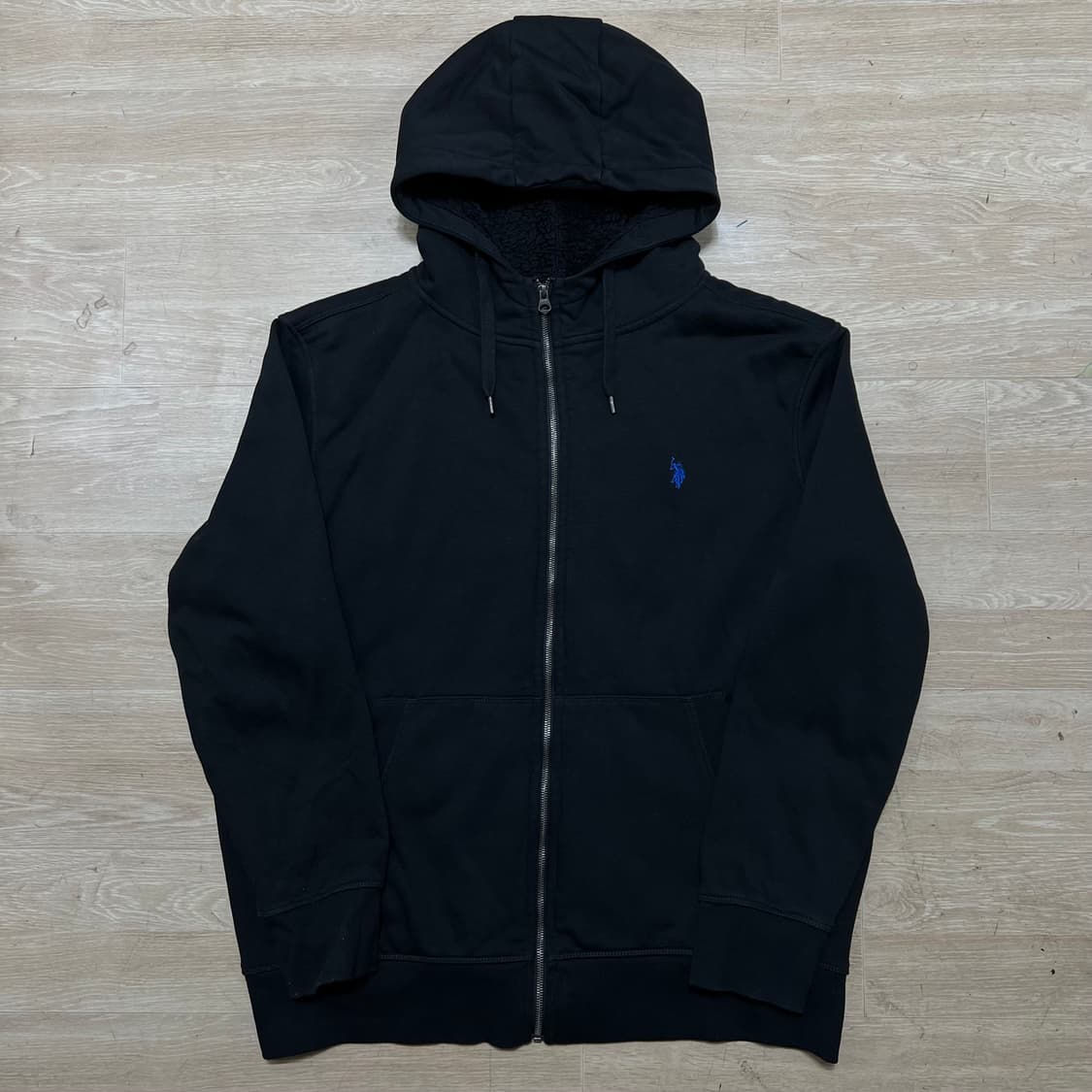 US 폴로 아센 퍼안감 스몰포니 후드집업 [블랙] 2XL/110 상품이미지1