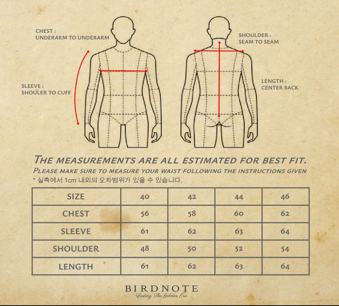 (새상품)버드노트 heavy duck jacket 46size 상품이미지3