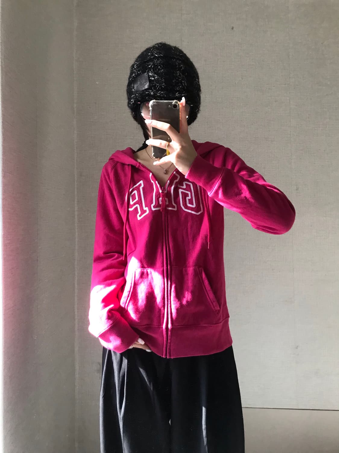 갭 핑크 후드집업 상품이미지3