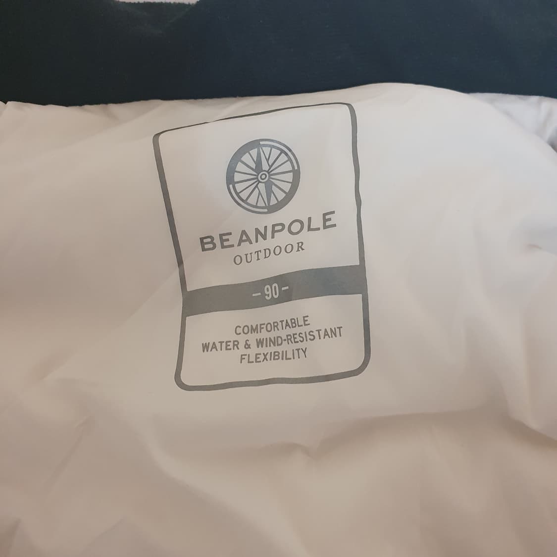 빈폴 덕다운 아이보리 패딩 점퍼 90 상품이미지4