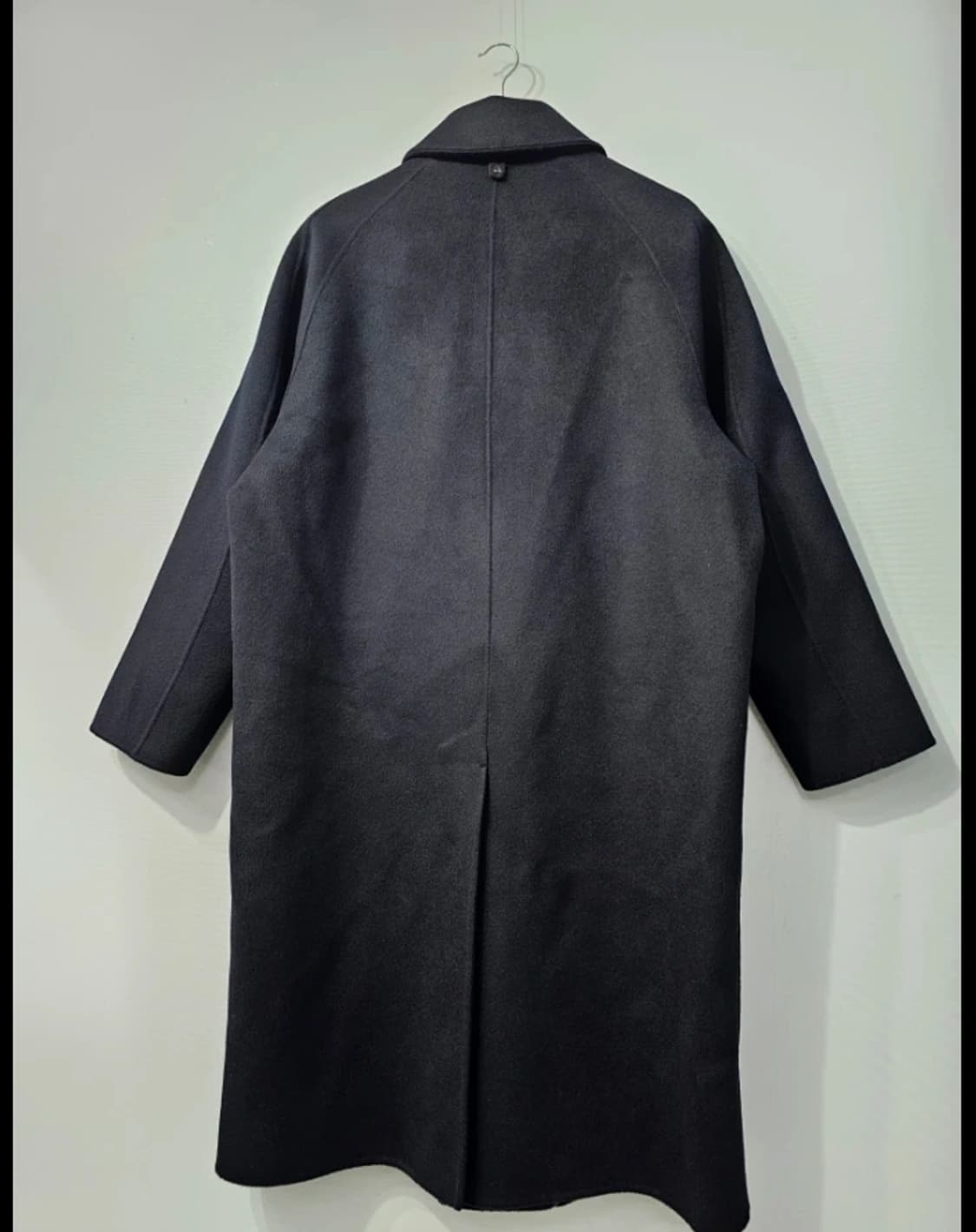 알레그리 발마칸 캐시미어 블랙 롱 코트 100 FW2024 상품이미지3