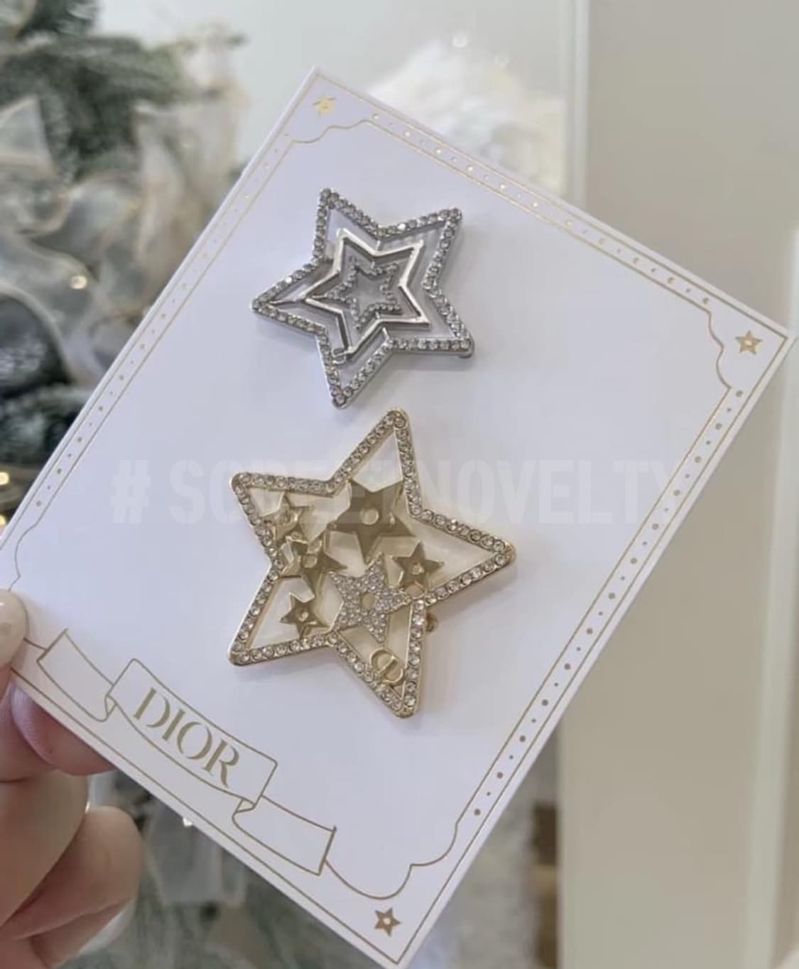 디올 스타 헤어클립 2피스 세트 상품이미지3