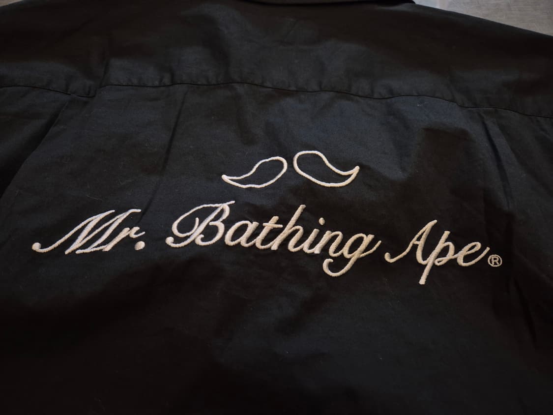 BAPE Mr. Bathing Ape 오픈카라 셔츠 상품이미지3