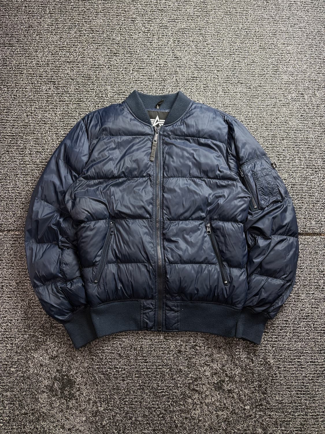 알파인더스트리 MA-1 경량 다운 봄버 점퍼 2876 상품이미지2