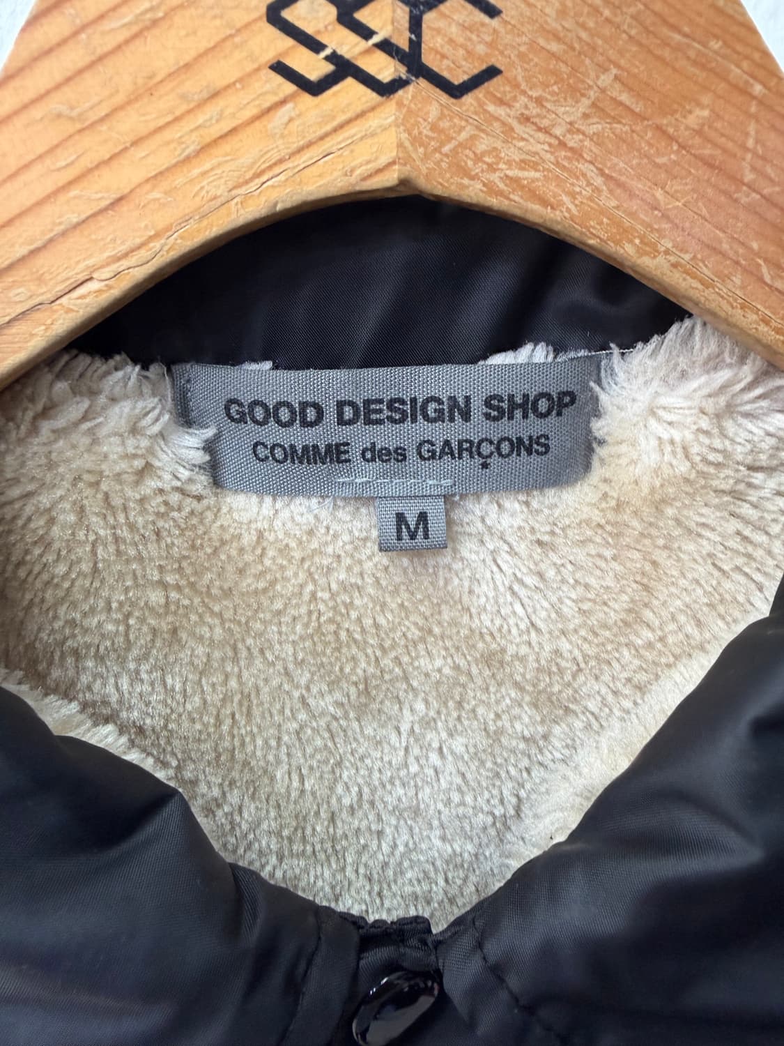 매장판정품) 꼼데가르송 블랙 코치자켓 M  상품이미지7