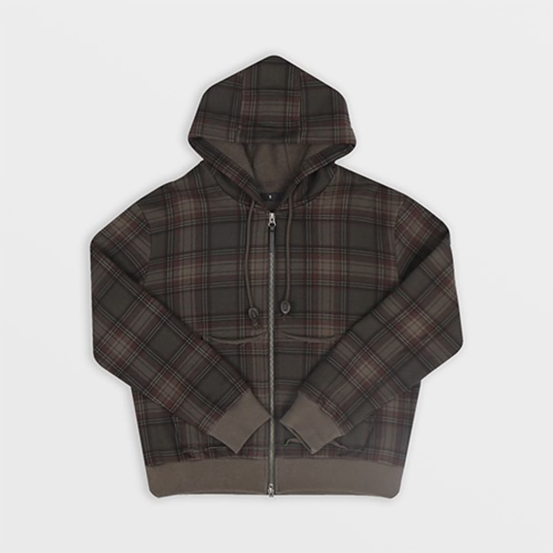 사파리스팟 타탄체크 투웨이 후드집업 상품이미지1