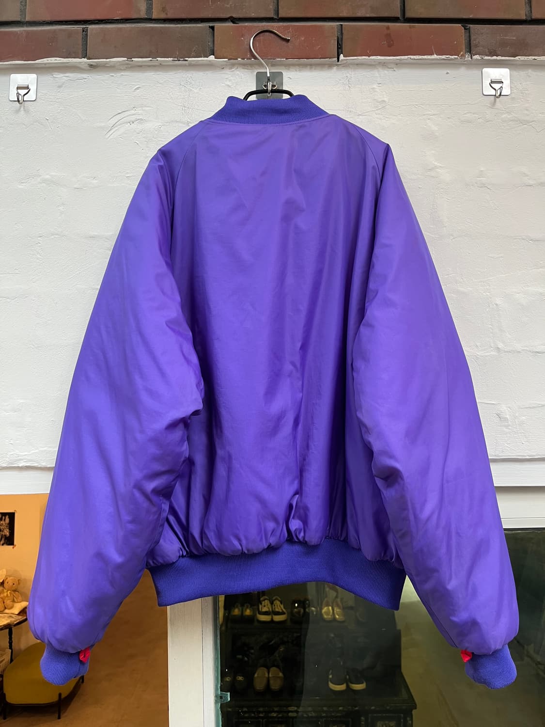 Columbia 90s 리버서블 패딩 봄버 재킷 XL 상품이미지5