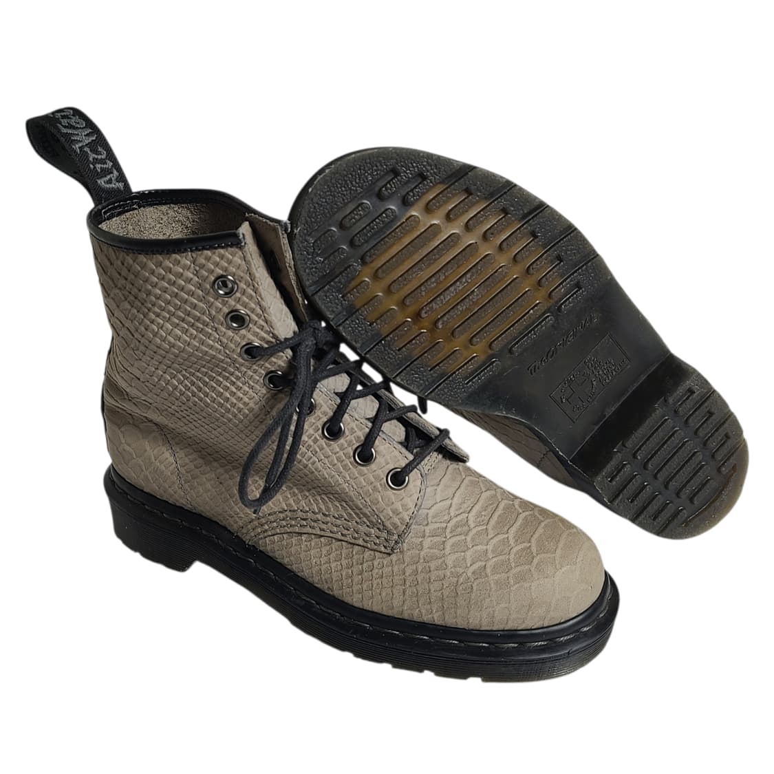 250-255) Dr.martens 닥터마틴 1460 8홀 파이톤 부츠 상품이미지2