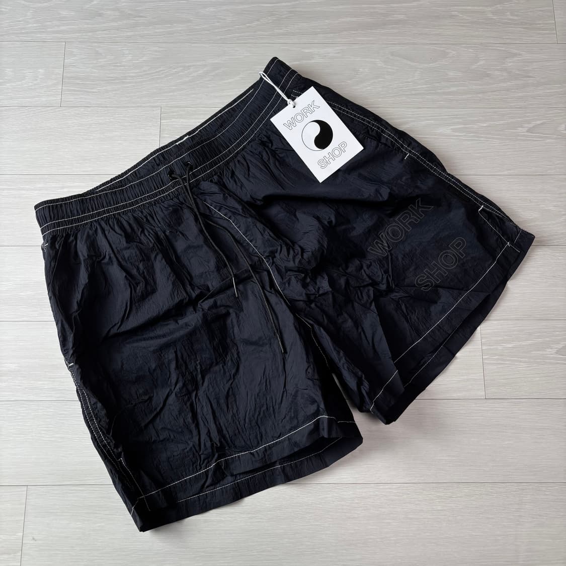 아워레가시 워크샵 러닝 쇼츠 테크 네이비 상품이미지1