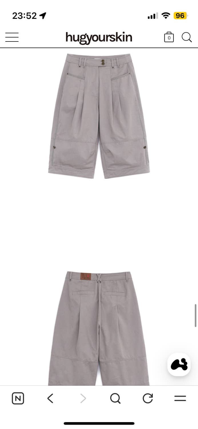 허그유어스킨 카프리 팬츠 핑크 s 새상품 상품이미지5