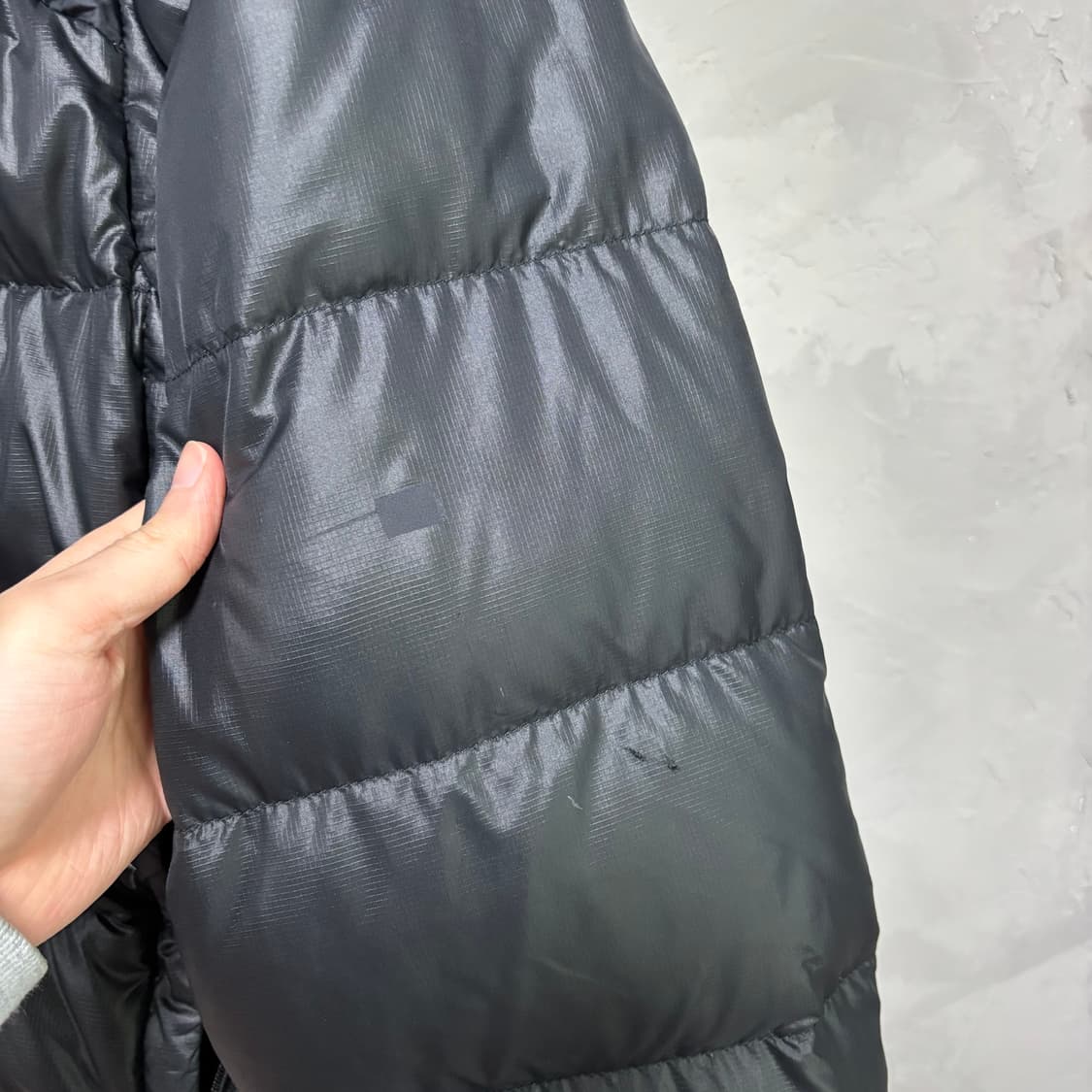 노스페이스 700 눕시 구스다운 패딩 검정 상품이미지5